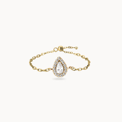 Pear Chain Ring