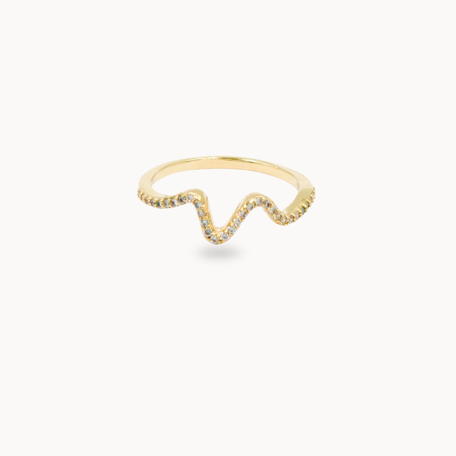 Bague en forme online de vague